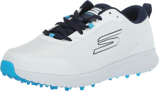 Skechers Men’s Go Golf Max Fairway 4 Golf Shoes, White/Navy, UK 9