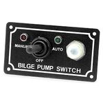 Shoreline Marine SL52268-X Bilge Pump 3 Way Switch (Black)