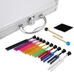 Solfeggio Tuning Forks, 10PCS Unwei