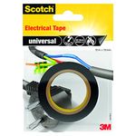 Scotch 712670 Electrical Tape Black (10m x 15mm)