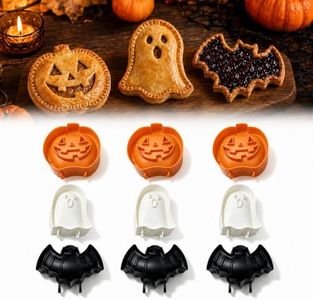 9PCS Holiday Mini Pie Molds for Baking, Fall Halloween Hand Pie Molds