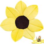 Casiler Flower Baby Bath Pad, Comfort Baby Bath Pad Bathtub Mat Baby Bath Support Lounger for Newborn