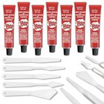 Shoe Goo Repair Adhesive for Fixing Worn Shoes or Boots, Clear, 7X 0.18-Ounce Tubes, Pixiss Spreader Tools Set