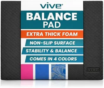 Vive Balance Pad - Foam Board Yoga Mat Block for Physical Therapy, Stability, Workout, Knee and Ankle Exercise - Equipment for Strength Training, Rehab - Large Floor Pad for Adults, Kids