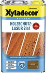 Xyladecor Wood Protection Stain 2 in 1, 4 Litre Chestnut