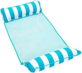 Aqua LEISURE Monterey Hammock Pool Float, One Size, Blue