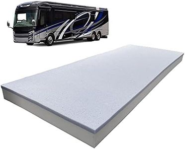 Foamma 4" x 28" x 72" Gel Memory Foam RV Bunk Mattress Replacement, Medium Firm, Pressure Relieving, Cooling Premium Comfort, USA Made, No Cover