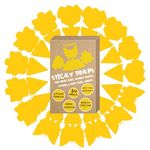 SNMIX Fruit Fly Trap, 30 Pack Yellow Sticky Traps for Fungus Gnat Flies - Highly Effective Insects Catcher, Plant Fly Control Indoor Outdoor