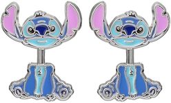 Disney Lilo and Stitch Blue and purple costume enamel earrings EH00073RL