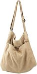 Canvas Hobo Crossbody Shoulder Tote