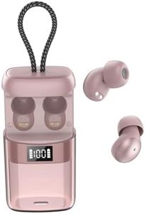 Sleep Earbuds Bluetooth 6.0 in Ear, 2026 New Mini Sleep Headphones with Sleep Monitor and APP, Sleepbuds for Side Sleepers, 48H Playtime Sleep Earphones with Personal Alarm/Small Earplugs, Rose Gold