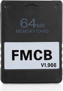 Free McBoot PS2 Memory Card: 64MB v1.966 Carte mémoire PS2 pour Playstation 2, Plug and Play, Vous Aide à démarrer des Jeux sur Votre Disque Dur ou Disque USB