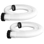 2 Pcs Pool Hoses for Above Ground Pools 1 1/2 Inch Diameter 59" Long Pool Pump Hose Replacement Pool Hose Filter Pump Hose Accessories