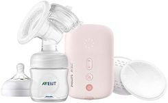 Philips AVENT Single Electric Breast Pump Advanced, with Natural Motion Technology, SCF391/61, Pink