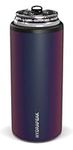 Hydrapeak Slim Can Cooler - Double Wall Insulated Skinny Can Cooler for All 12 oz. Hard Seltzer and Beer Slim Cans, Stainless Steel Can Insulator (Rainbow)