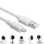 baolongking Power Cable for WyzeCam,WyzeCam Pan,YI Camera,NestCam Indoor,Netvue,KasaCam Indoor,Furbo Dog,Blink,USB to Micro USB Charging Cord for Security Camera 3M