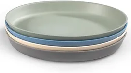 WeeSprout Bamboo Plates, Set of 4, 
