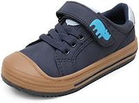 DREAM PAIRS Toddler Sneakers Boys Girls Casual Shoes Kids Storybook Lightweight Walking Skate Shoes,Size 13 Little Kid,Navy,SDFS222K