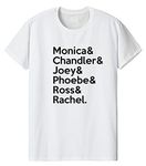 Fellow Friends - TV Show Cast Line Up T-Shirt Unisex Large White