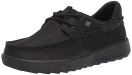 Sperry Kids Boys Fairwater Plushwave Sneaker, Black, 5 M US