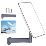 EDUP HOME Starlink Long Wall Mount, Extended Length, Starlink Mount Mounting Kit for Starlink Internet Kit Satellite V2, Designed for Wall, Eave, and Fascia Installation