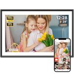 ApoloSign Frameo 15.6 Inch Digital Photo Frame, 32GB Smart WiFi Digital Photo Frame, IPS FHD 1080P Touch Screen, Auto Rotate and Slideshow,