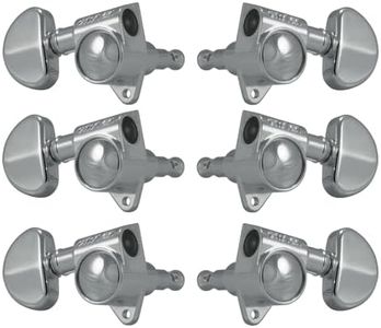 Grover 102C Rotomatic 3 per Side Machine Heads, Chrome