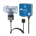 Mineral Lion Pool Ionizer for Inground Pools - Chlorine Alternative Copper Zinc Mineral System - Self Cleaning Inline Install - Works in All Sun Conditions (40,000 Gallons)
