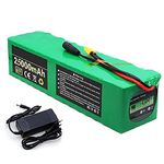 E-Bike Lithium-Ion Battery 60V 25Ah Electric Scooter Li-Ion Battery with Charger+ XT60 Plug Rechargeable Lithium Battery Pack for 250W 350W 500W 750W 1000W Electric Bicycle