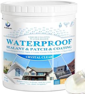 Étanchéité Liquide Transparent, XUDOAI 1Kg Resine Etancheite Agent de Revetement Impermeable, Agent Anti-Fuite Étanchéité Toiture Murs Intérieur & Extérieur Membrane d'Étanchéité Waterstop