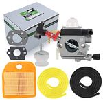 partszen 42371200621 Carburetor for STIHL (New Style) HS82T HS82R HS87T HS87R Aftermarket with Air Filter with Fuel Filter