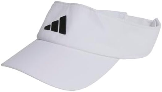 adidas Performance Aeroready Visor, One Size Fits All (Women) White/Black
