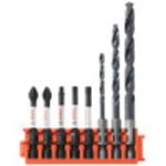 Bosch CCSDDV08 8Piece Impact Tough Black Oxide Drill & Drive Bits with Clip for Custom Case System