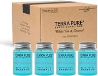 Terra Pure White Tea & Coconut Shampoo, Travel Size Hotel Amenities, 1 oz. (Case of 100)