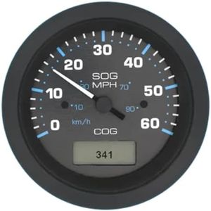 Sierra International 781-684-060P Eclipse Gauge, 3 inch 60 MPH GPS Speedometer