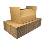 100 x Single Wall 12" x 9" x 3" Inches (30.5 x 22.9 x 7.6 cm) Royal Mail Small Parcel Size Cardboard Mailing Postal Boxes for Posting, Durable & Perfect for any Online Business, Bulk Discount Price