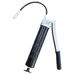 Grease Gun Heavy Duty 10000 Psi Lever Action with Flexible Hose and Coupler, 500cc, for 400g Grease Cartridges or Bulk Loading, by Agri-Linc