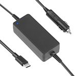 LabTEC 65W Car USB C Charger Laptop Power Adapter 12-24V Type C Universal for MacBook Pro 2016-2020 13inch /Air Lenovo Thinkpad Acer ASUS Chromebook Samsung Dell HUAWEI HP and more Type-C Devices