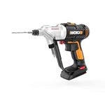 Positec Worx WX176L.9 Switchdriver 2-in-1 Cordless Drill and Driver with Rotating Dual Chucks and 2-Speed Motor with Precise Electronic Torque Control