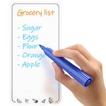 Magnetic Grocery List for Fridge - Dry Erase Small Grocery Shopping List - Magnet Grocery List for Refrigerator - Erasable Refrigerator Grocery List Magnet - Dry Erase Small Magnetic Whiteboard Sheet