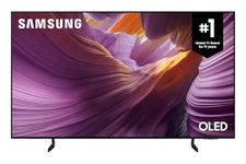 SAMSUNG 55-Inch OLED S85F 4K Smart TV, AI Gen 2 Processor, HDR, 120Hz, Contour Design, Q-Symphony, AI Game Mode, Game Hub, FreeSync Premium - [QN55S85FAEXZC] [Canada] (2025)