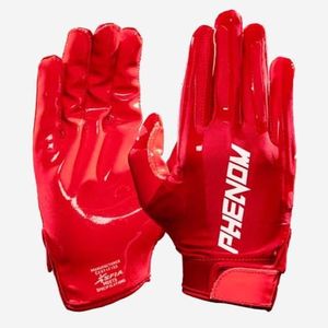 Phenom Elite Red Football Gloves - VPS1 YM