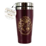 Paladone Hogwarts Travel Mug, Stainless Steel, Multi-Colour, 8 x 8 x 17.9 cm