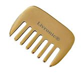 Livronic® Bronze Kansa Gua Sha Massage Tool - kansa Comb -Tendon Massage Scraping Tool Muscle Pain Relief, Myofascial Stress Release and Breaking up Scar Tissue (Set of 1)