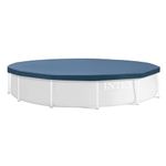 Intex 28031E N/AA 12 ft. Metal Frame Above Ground Pool Cover, 1 Pack Blue