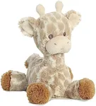 Aurora® Snuggly Loppy Giraffe™ Loppy Baby Stuffed Animal - Comforting Companion - Imaginative Play - Brown 11 Inches