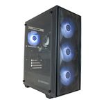 CyberPowerPC Wyvern Gaming PC - AMD Ryzen 5 5500, Nvidia RTX 3050, 16GB RAM, 500GB NVMe SSD, 650W PSU, Wi-Fi, Windows 11, Sylph