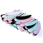 100Pcs Disposable Mini Cosmetic Spatula Multi Colored Mask Spatula Plastic Waxing Spatulas Mask Scoops for Mixing and Sampling