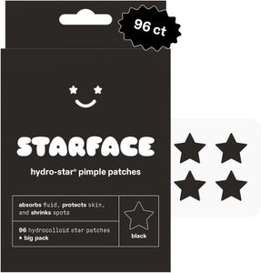 Starface Black Star Pimple Patches – 96 Count Acne Spot Treatment