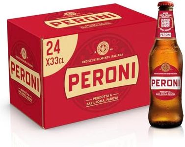Peroni Birra 175 Anniversario, Cassa Birra con 24 Birre in Bottiglia da 33 cl, 7.92 L, Birra Lager con Malto 100% Italiano dal Gusto Moderatamente Amaro, Gradazione Alcolica 4.7% Vol